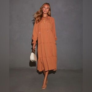 VICI Tiered Maxi Dress